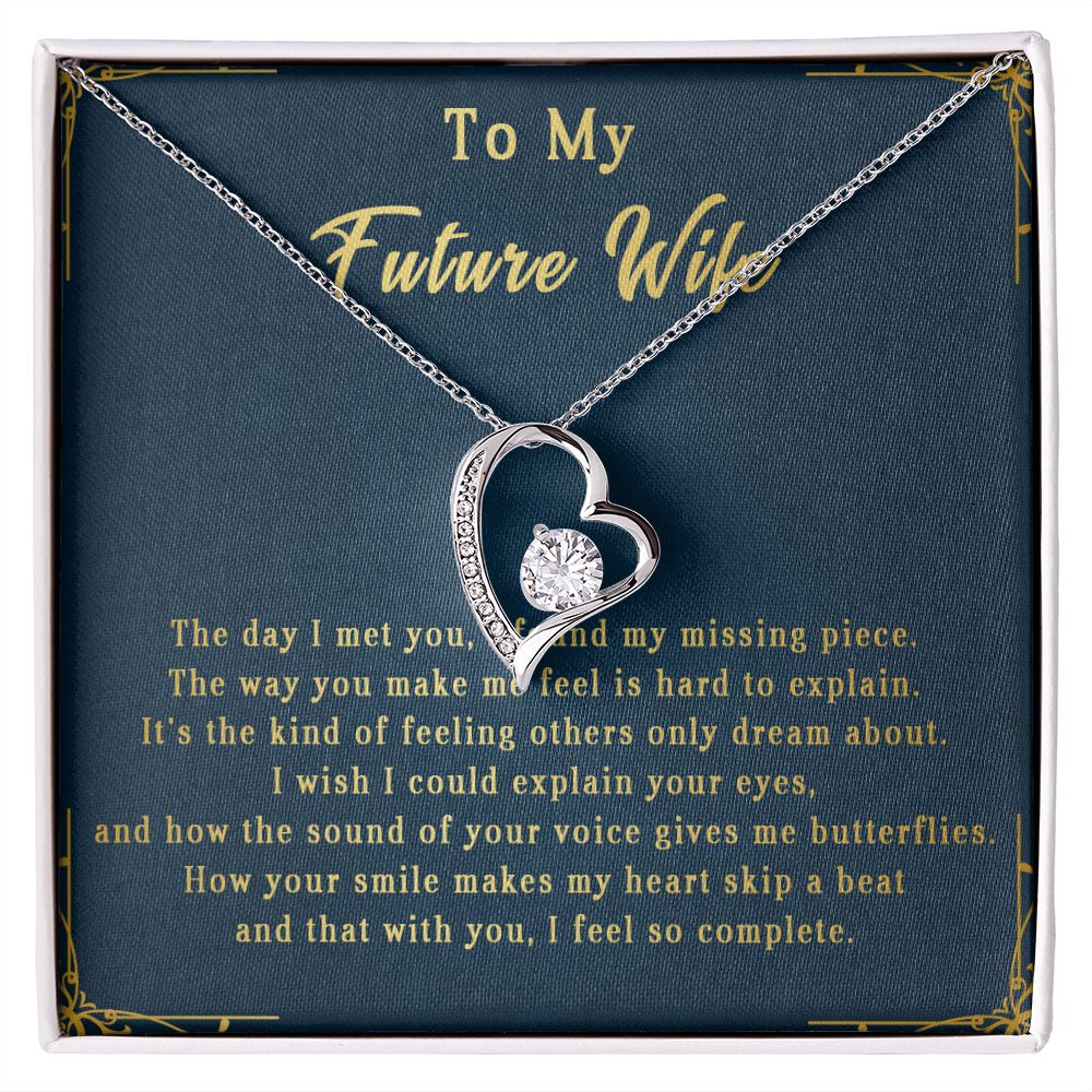 80C To My Future Wife Necklace, Gift For Wife, Anniversary Gift, Birthday Gift