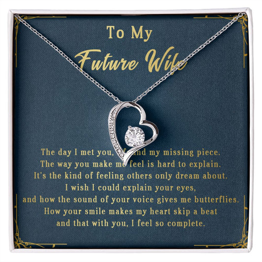 80C To My Future Wife Necklace, Gift For Wife, Anniversary Gift, Birthday Gift