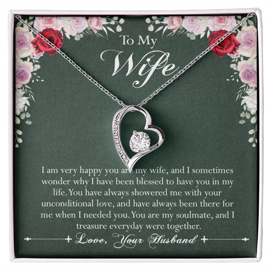 417C To My Wife Necklace Gift For Your Wife - Happy To Have You In My Life