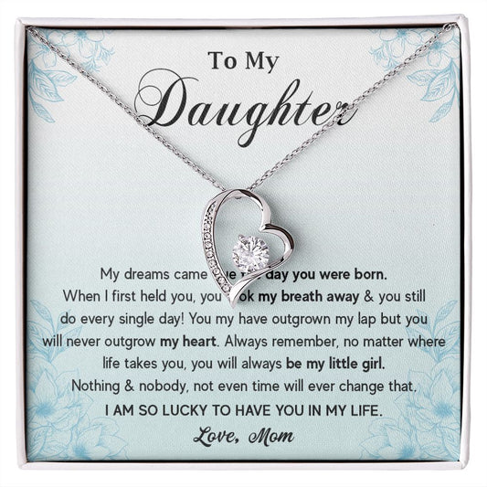 574C To My Daughter Necklace, Gift for Daughter from Mom, Mother Daughter Necklace