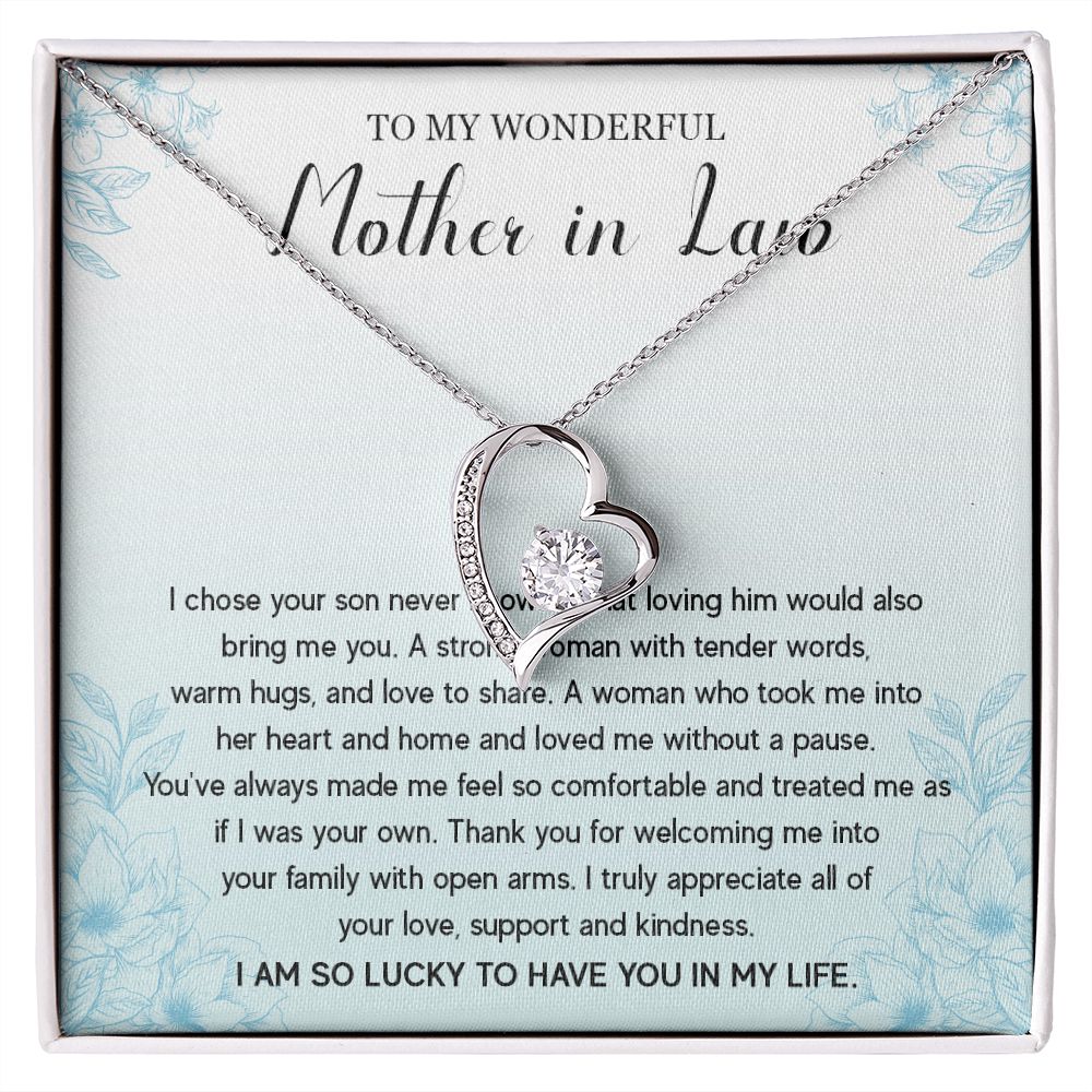 525C Gift To My Mother-in-Law Necklace, To My Mother in Law Necklace from Daughter