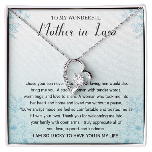 525C Gift To My Mother-in-Law Necklace, To My Mother in Law Necklace from Daughter