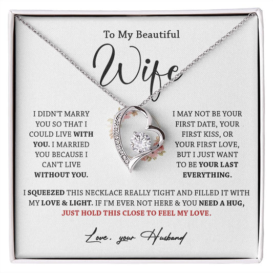 612C To My Wife Necklace, Gift For Wife, Valentines Gift For Wife, Necklace For Wife