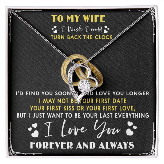 428C To My Wife “Turn Back The Clock” Necklace Gift For Wife, Gift Birthday, Holiday