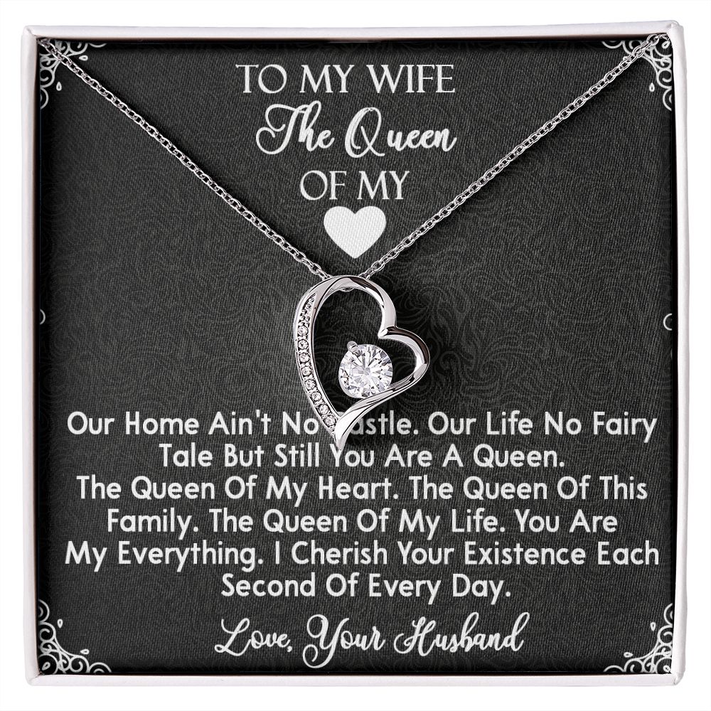 419C To My Wife The Queen Necklace, Gifts for Wife, Gifts for Her, Birthday Gifts