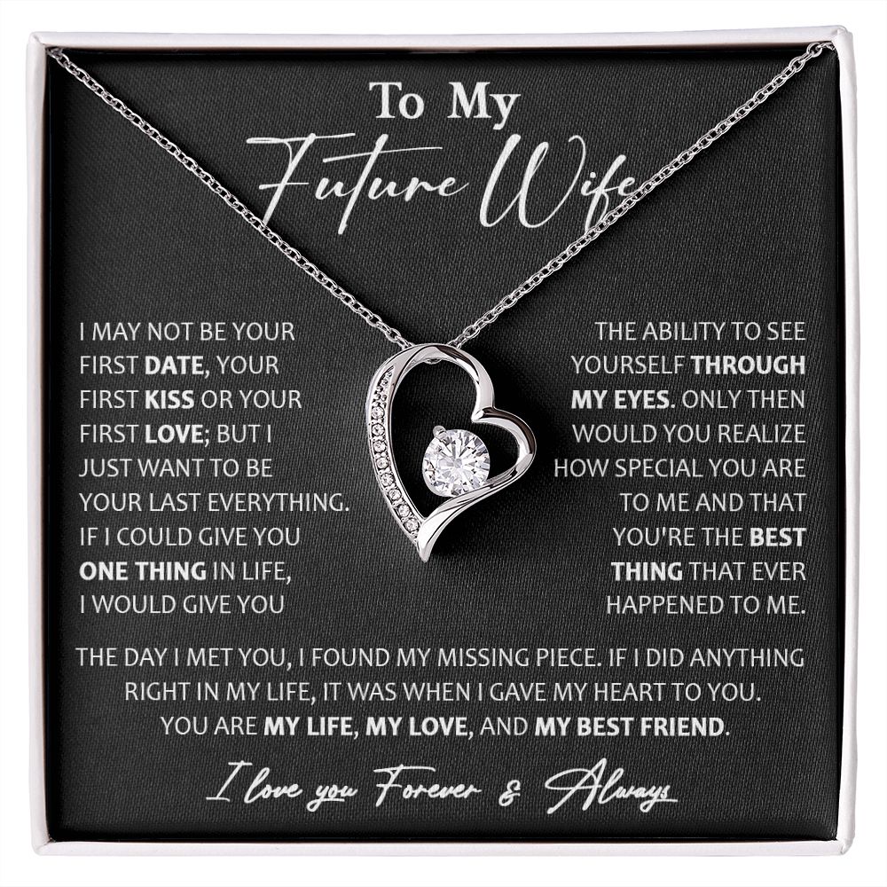 738C To My Future Wife Necklace, Valentine Gift For Her, Birthday Gift For Girlfriend