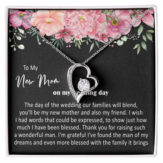 415C To My New Mom On My Wedding Day You'll Be My New Mother Also My Friend Necklace