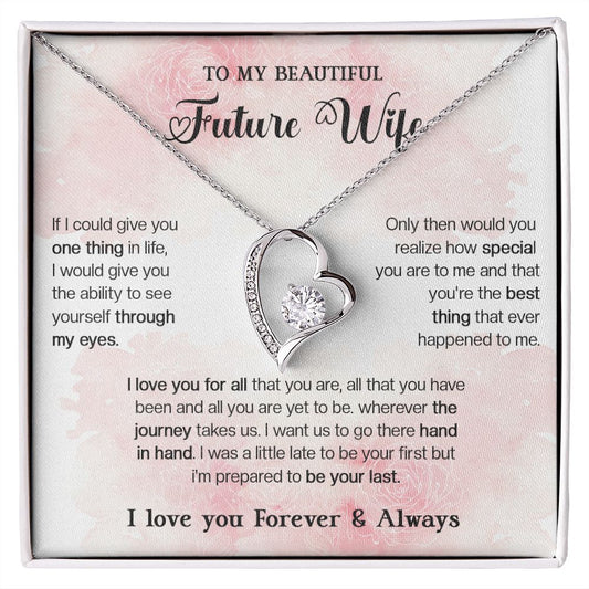 745C To My Future Wife Necklace, Valentine Gift For Her, Birthday Gifts for your Love
