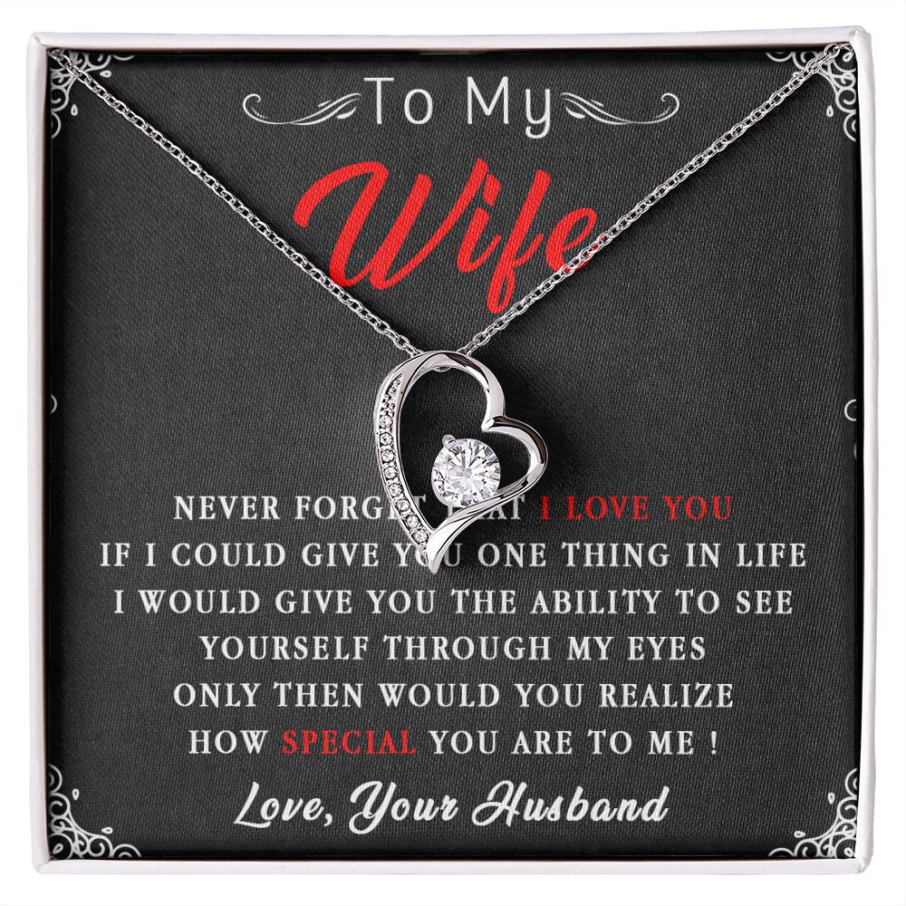 87C To My Wife Necklace, Necklace Gift For Wife, Anniversary Gift, Birthday Gift