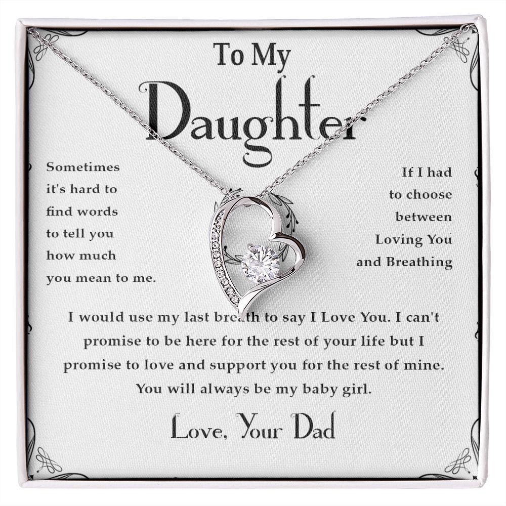 37C Necklace Gift For Daughter, Gift From Dad, Father Daughter Gift, Birthday Gift
