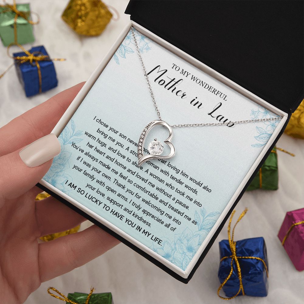 525C Gift To My Mother-in-Law Necklace, To My Mother in Law Necklace from Daughter