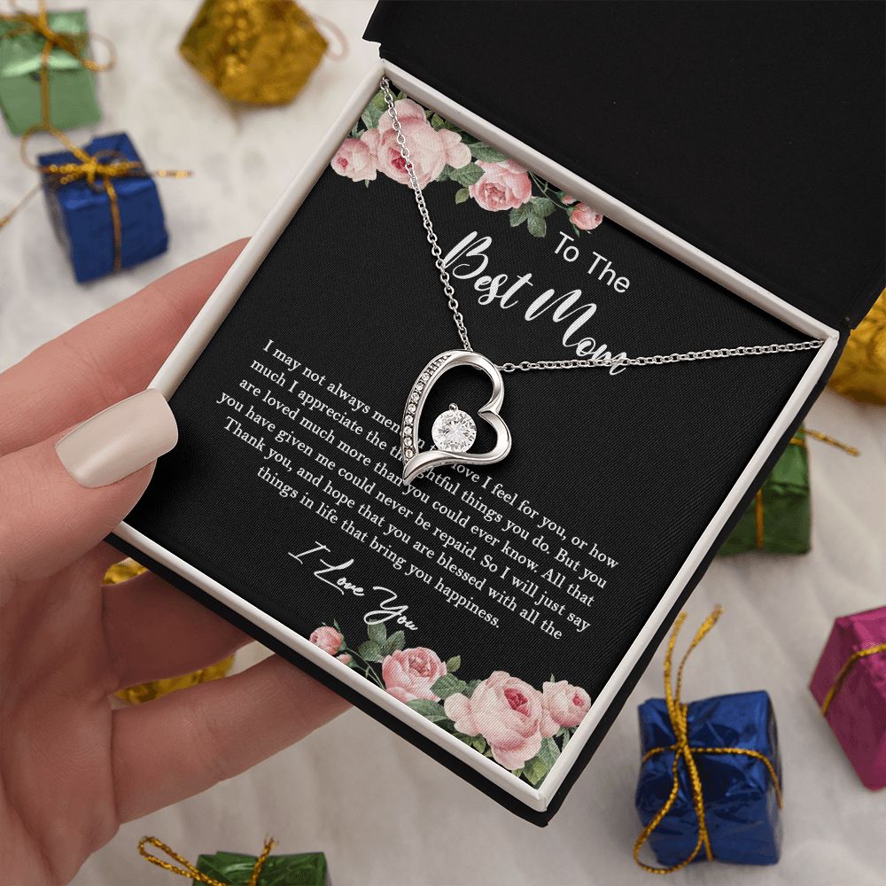 630C To My Best Mom Necklace, Gift For Mom From Son/Daughter, Gift Birthday, Holiday