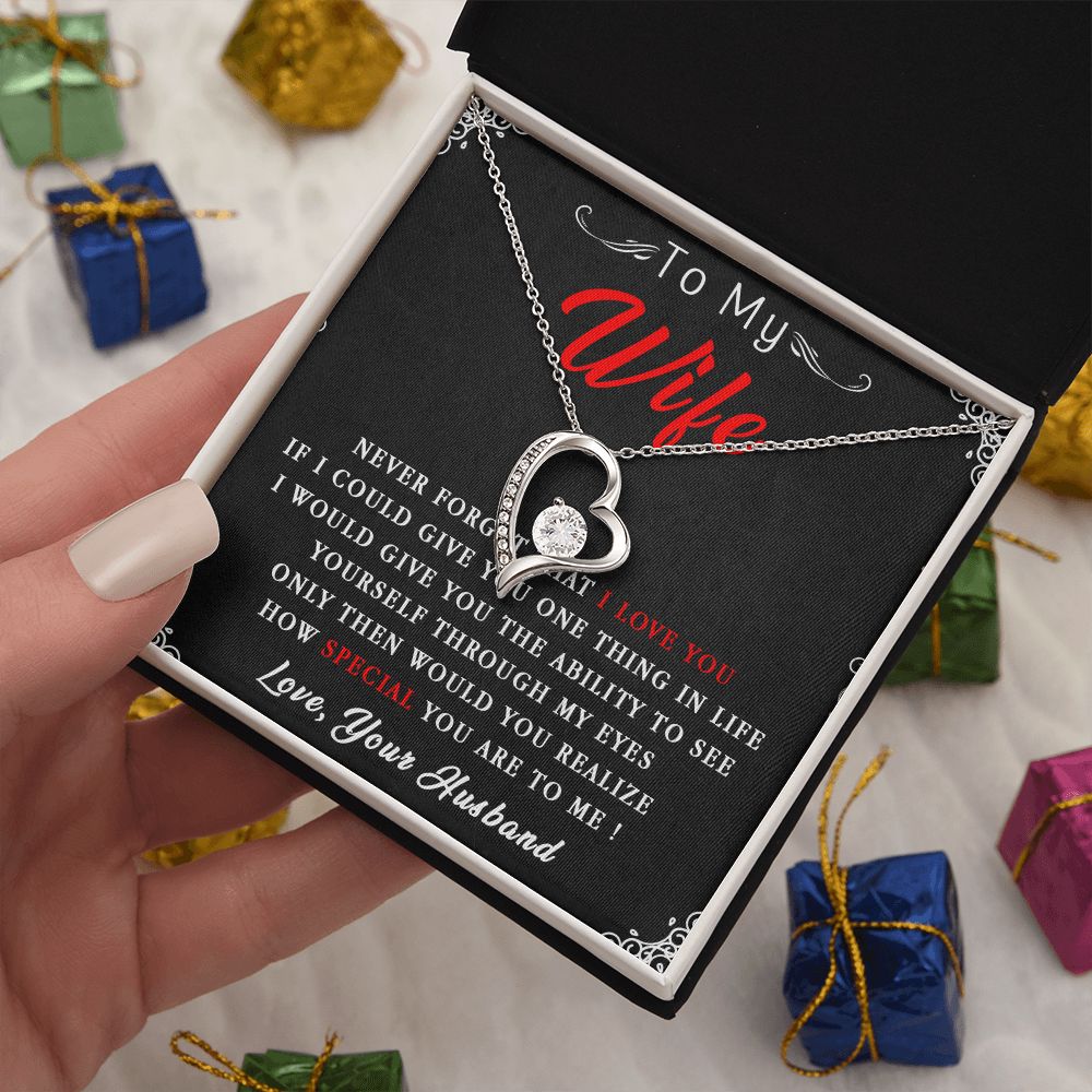 87C To My Wife Necklace, Necklace Gift For Wife, Anniversary Gift, Birthday Gift