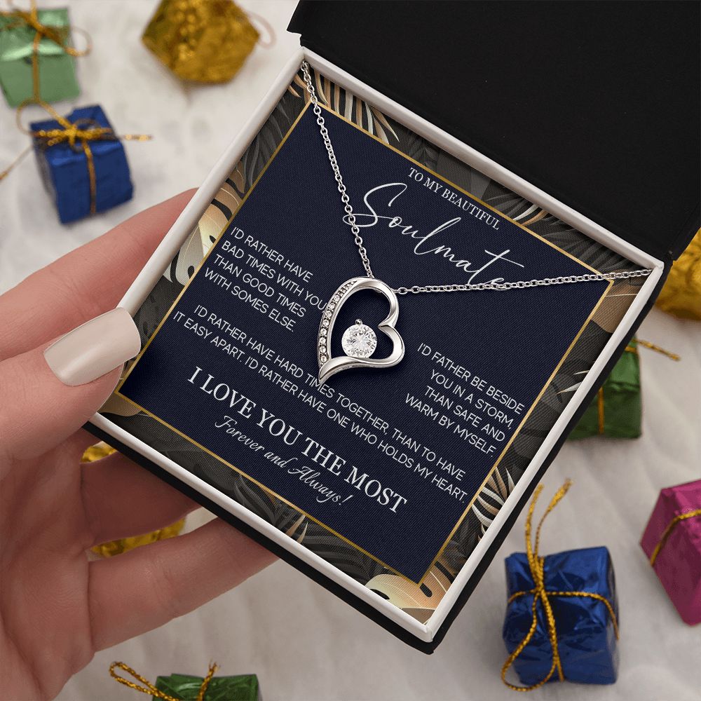 553C Soulmate Necklace, To My Soulmate Necklace, Birthday Gifts for Wife, Girlfriend