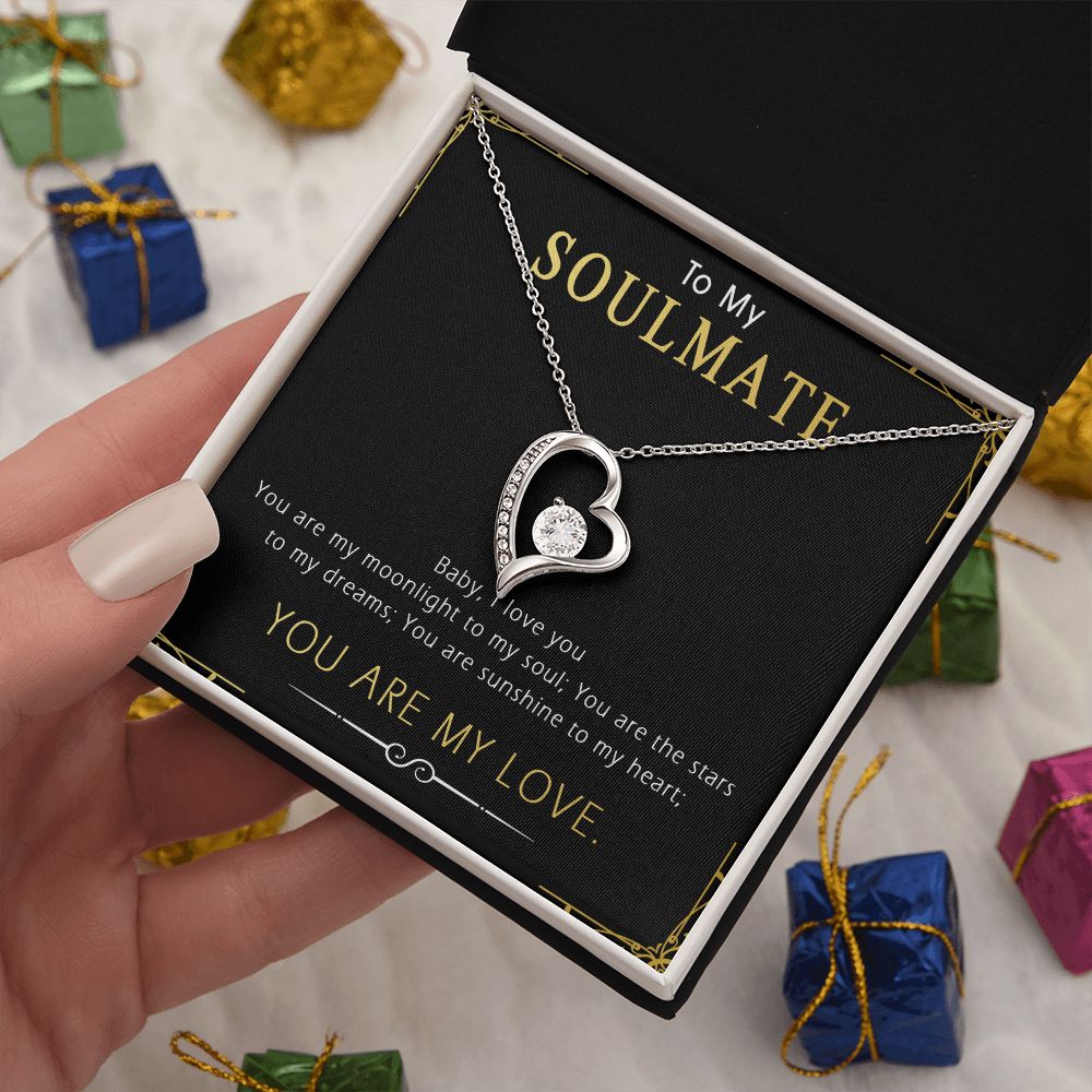 420C To My Soulmate Necklace, Gift For Wife Girlfriend From Husband, Birthday Gifts