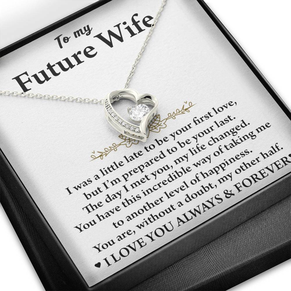 428 To My Future Wife Necklace, Girlfriend Necklace, Anniversary Gift From Husband