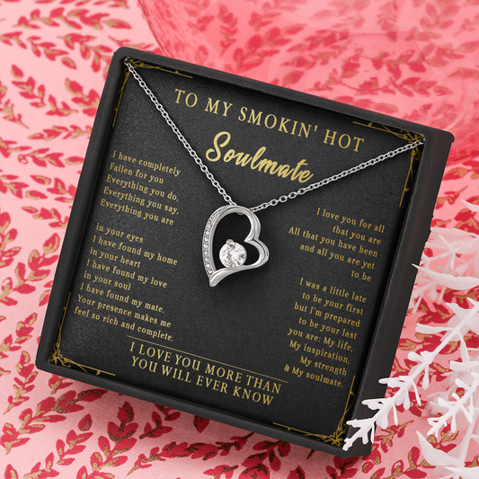 144C Necklace To My Smokin Hot Soulmate, Perfect Gift for Wife/Girlfriend, Birth Gift