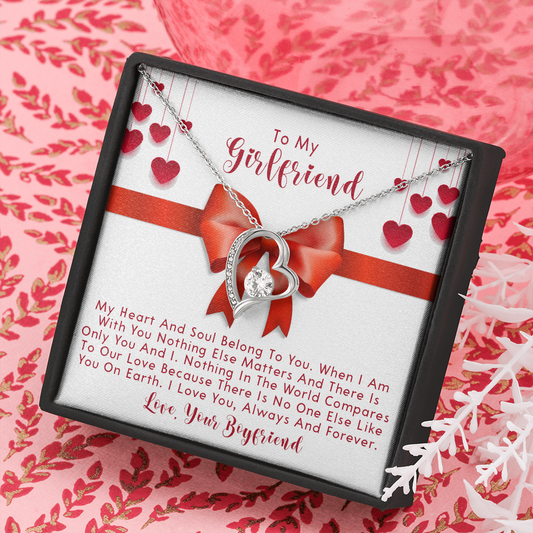 251C Necklace To My Girlfriend, Love Gift for Her From Boyfriend, Couple Necklace