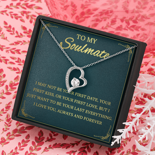64C Necklace To My Soulmate, Love Gift for Her, Girlfriend Birthday from Husband