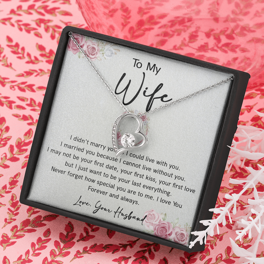 73C Necklace To Wife, Perfect Gift for Her From Husband, I LOVE YOU Forever & Always