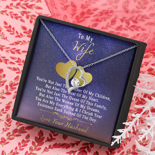 75C Necklace To My Wife, Perfect Gift for Her From Husband, I LOVE YOU Necklace Gift
