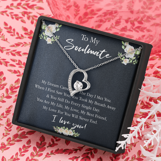 161C Necklace Gift To My Soulmate, Valentine Gift for Her, I Love You Every Day