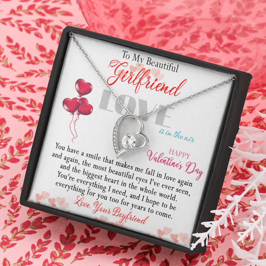186C Necklace To Beautiful Girlfriend, Necklace Gift from Boyfriend, Valentine Gift