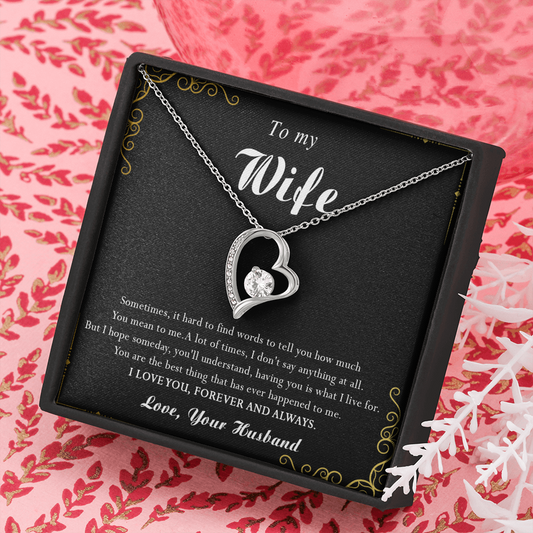 N357C To My Wife Necklace, Gift For Wife, Anniversary Gift For Wife, Necklace For Wife