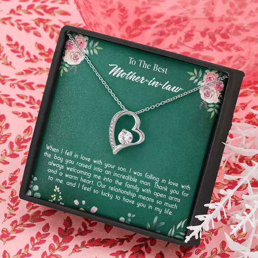 147C Necklace To My Mother in Law, Mom Necklace Birthday Gift from Son/Daughter