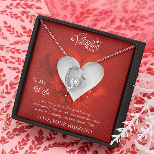 188C Necklace To My Wife, Necklace Perfect Gift for your Wife, I Always Choose You