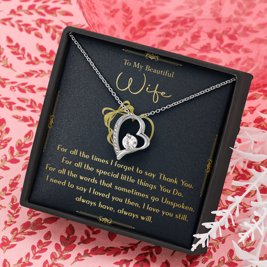 N356C To My Wife Necklace, Gift For Wife, Anniversary Gift For Wife, Necklace For Wife
