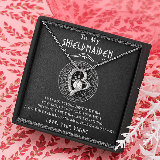 171C Necklace Gift To My Shieldmaiden, Viking Jewelry For Women, Her, Wife, Soulmate