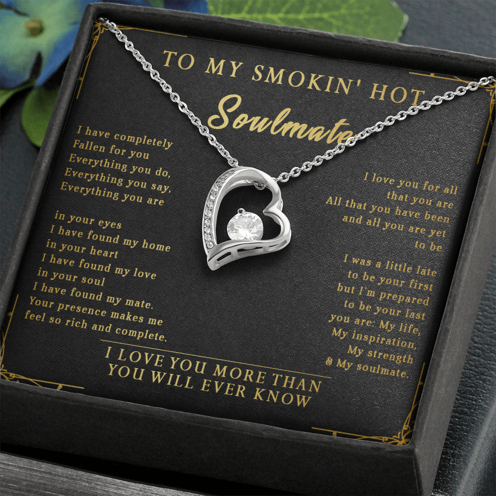 144C Necklace To My Smokin Hot Soulmate, Perfect Gift for Wife/Girlfriend, Birth Gift