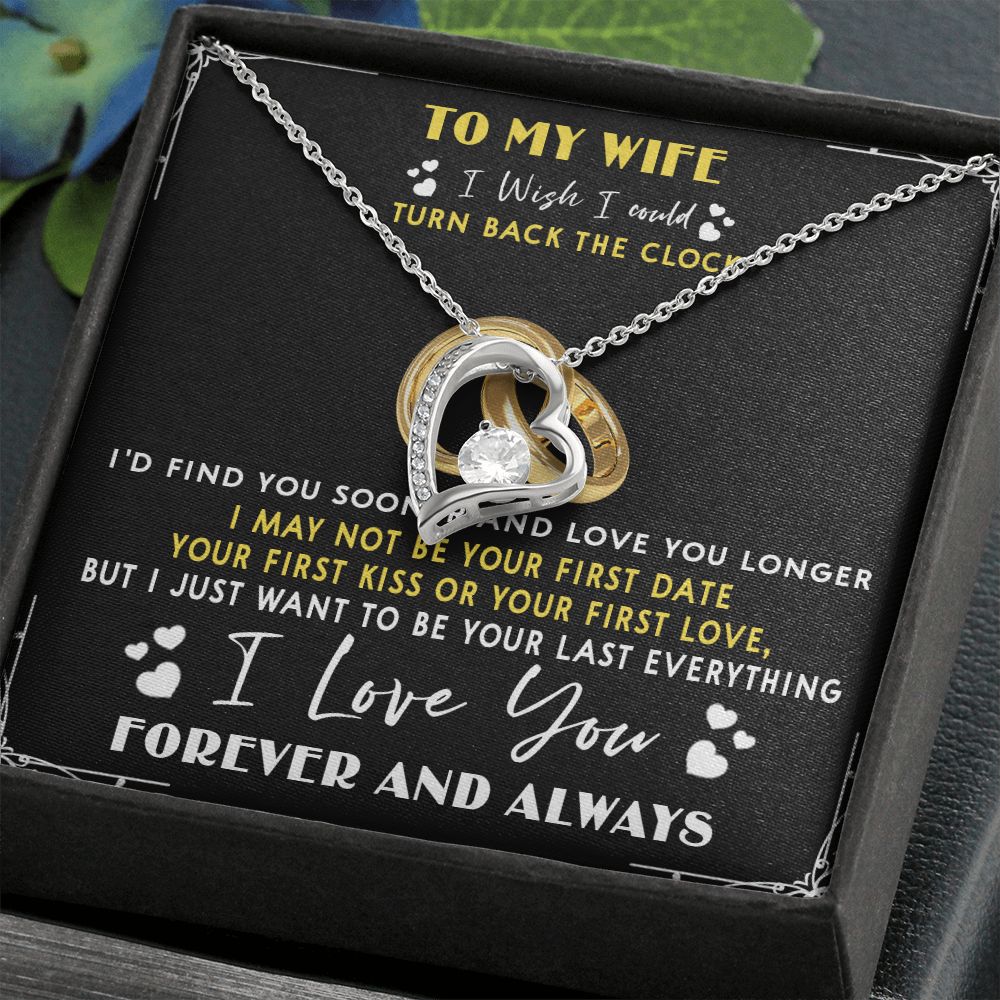 428C To My Wife “Turn Back The Clock” Necklace Gift For Wife, Gift Birthday, Holiday