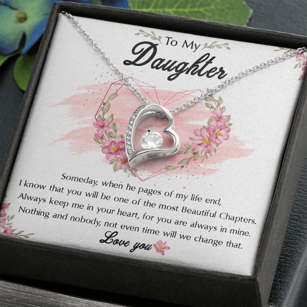 54C To My Daughter Necklace, Birthday Gift For Daughter, Graduation Jewelry