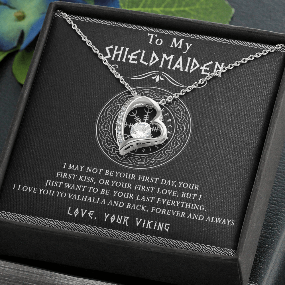 171C Necklace Gift To My Shieldmaiden, Viking Jewelry For Women, Her, Wife, Soulmate