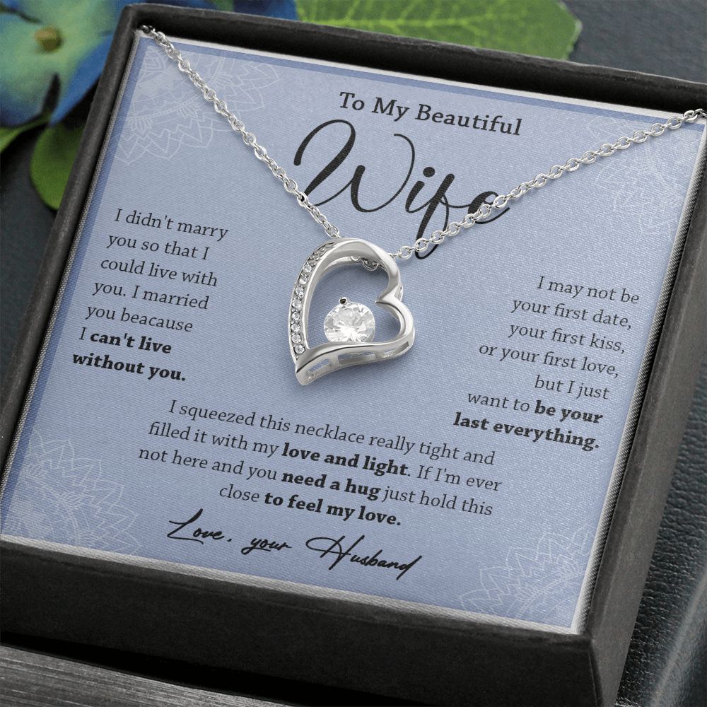 472C To My Wife Necklace, Necklace Gifts For Wife From Husband, Gift For Soulmate