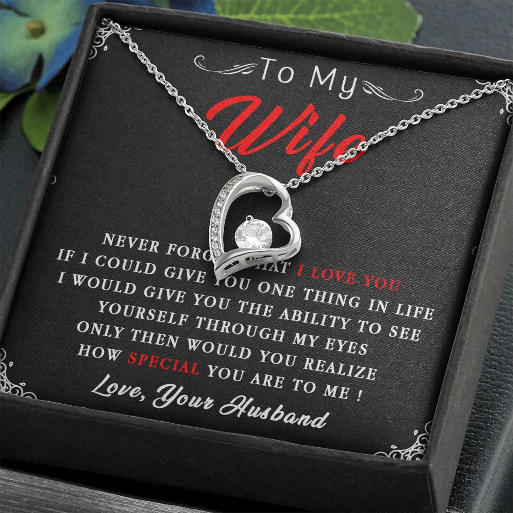 87C To My Wife Necklace, Necklace Gift For Wife, Anniversary Gift, Birthday Gift