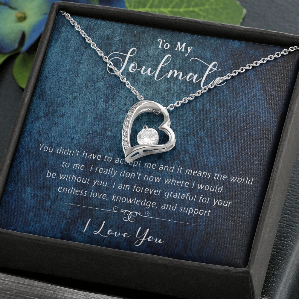 421C Wife Necklace Gift, To My Soulmate Necklace Gift, Anniversary Necklace Gift
