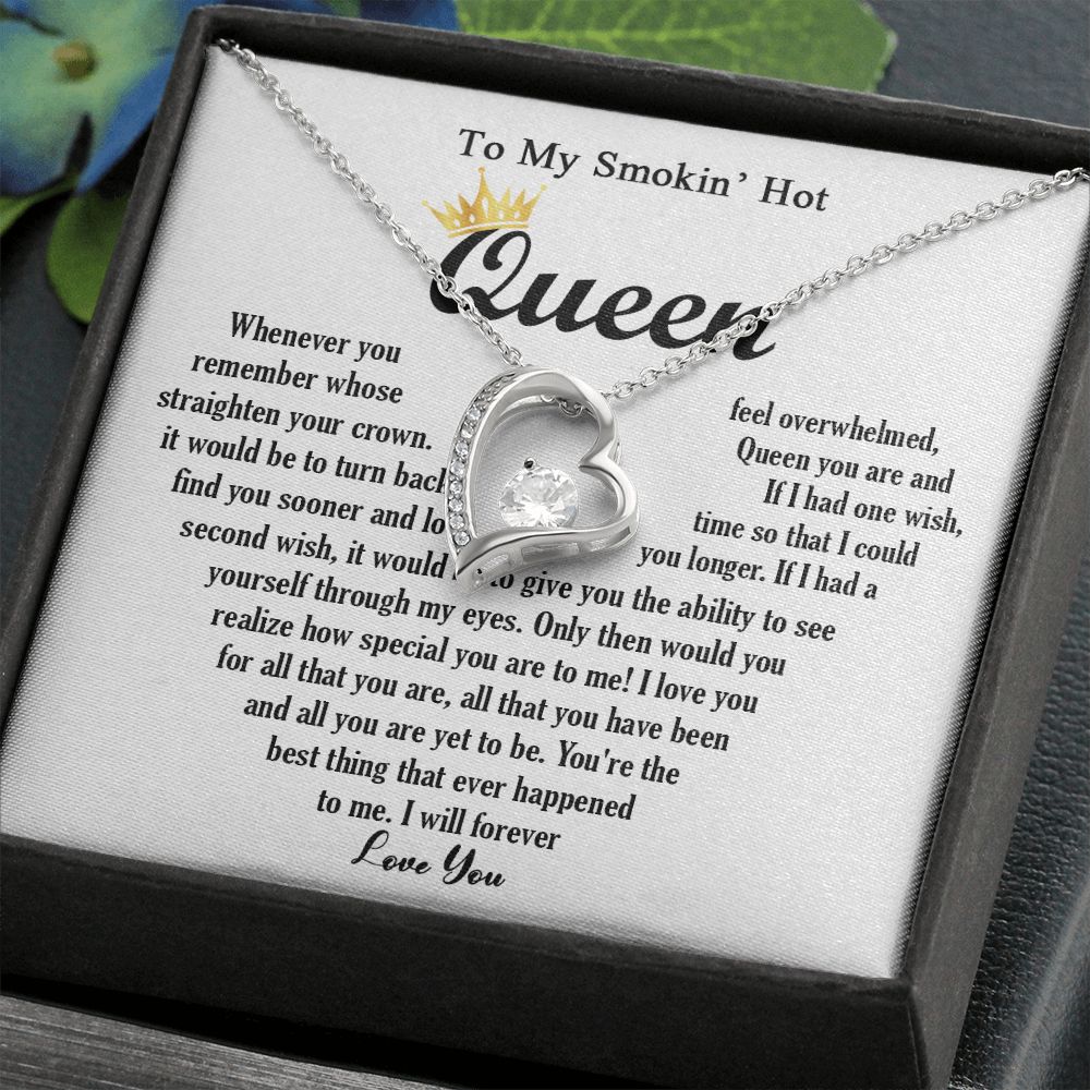 443C To My Smokin Hot Necklace, Gift For Wife Soulmate Valentines Day, Birthday Gift