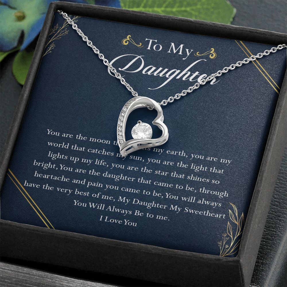 38C To My Daughter Necklace, Birthday Gift For Daughter, Gift From Dad Gift From Mom