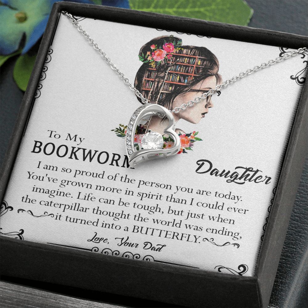 112C To My Daughter Necklace, Daughter Gift From Dad, Mom, Xmas Gift, Birthday Gift