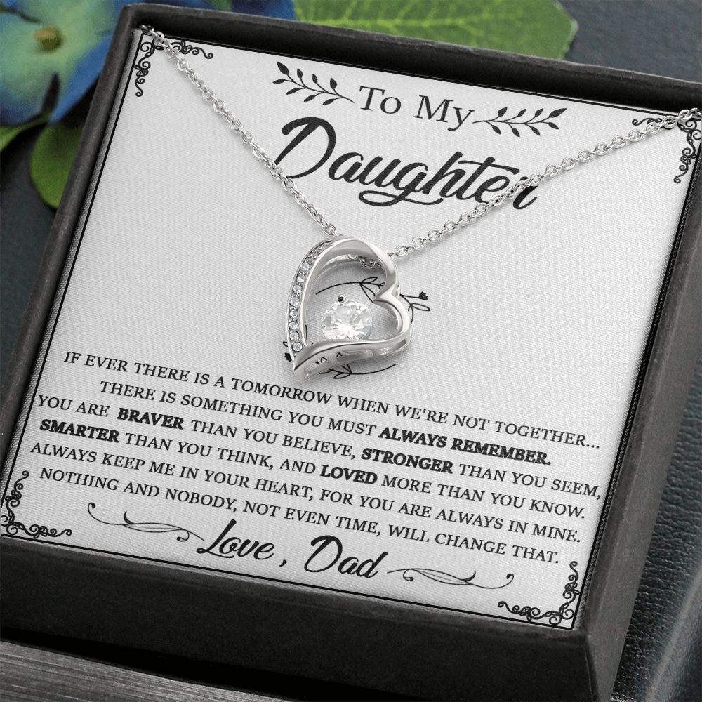 114D Daughter Necklace From Dad, To My Daughter Necklace, Christmas Birthday Gifts
