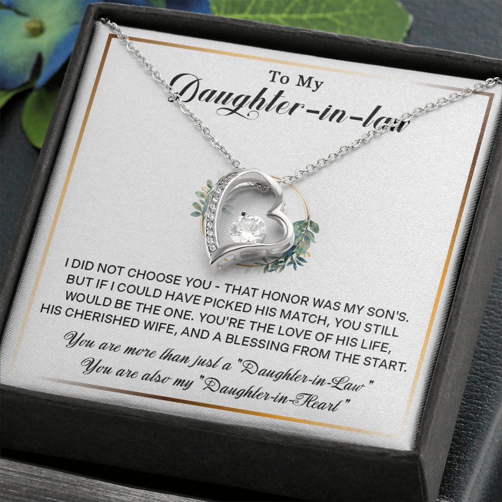 577C To My Daughter-In-Law Necklace, Gift For Daughter In Law, Daughter In Law Gift