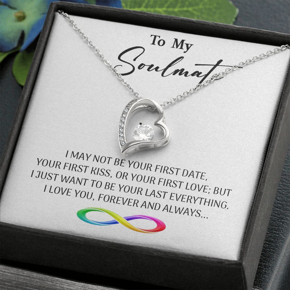 470C To My Soulmate Necklace, Valentine Gifts For Her, Gift For Girlfriend Wife