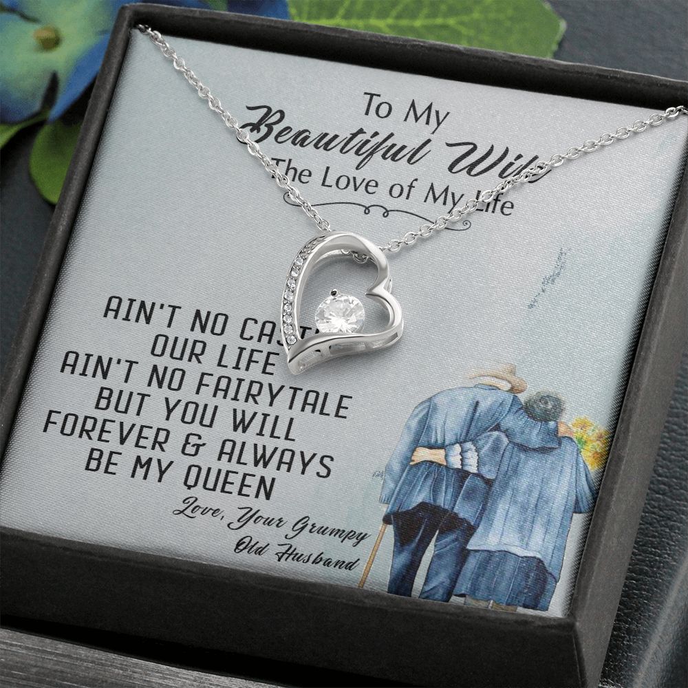 94C To My Beautiful Wife Necklace, Wife Necklace Gift from Husband, Gift Birthday