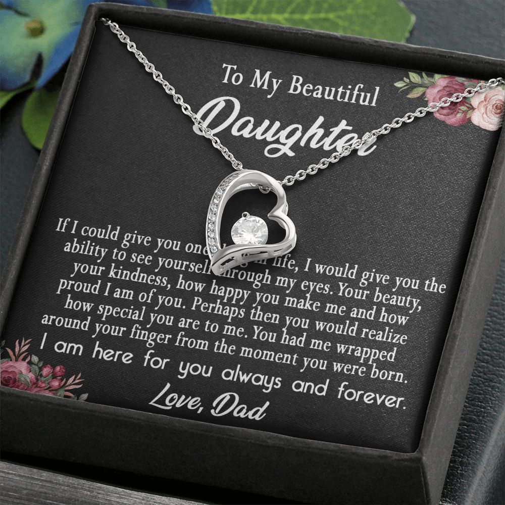 113C To My Daughter Necklace, Daughter Gift From Dad, Mom, Xmas Gift, Birthday Gift