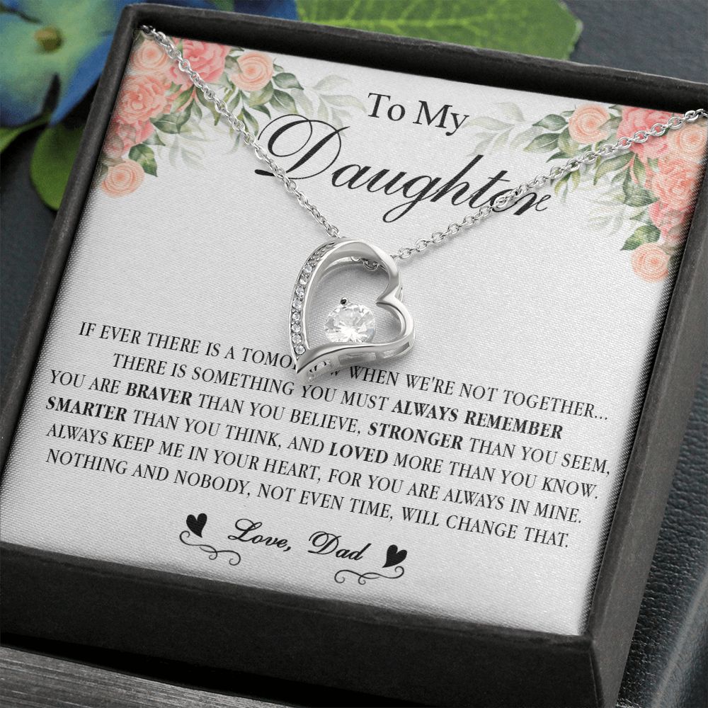 538C Gift For Daughter From Dad, To My Daughter Necklace, Daughter Father Necklace