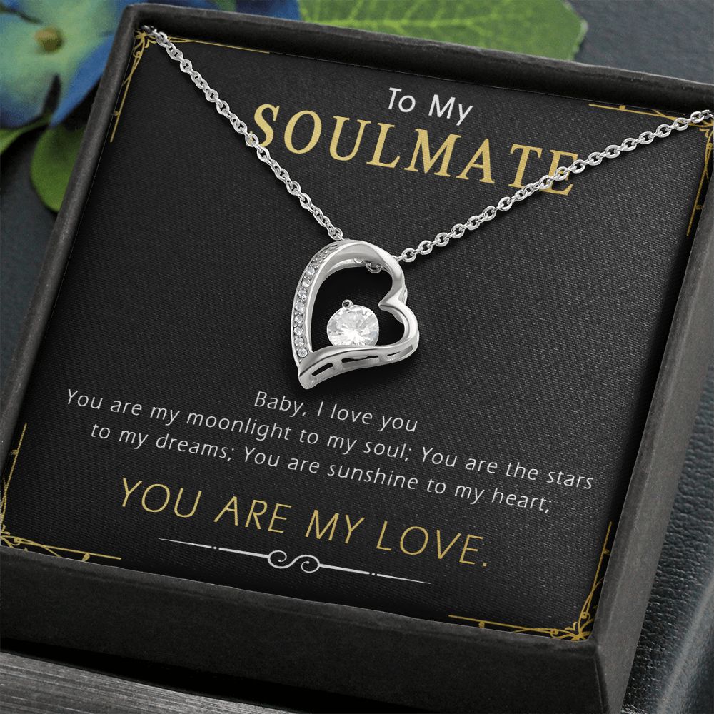 420C To My Soulmate Necklace, Gift For Wife Girlfriend From Husband, Birthday Gifts