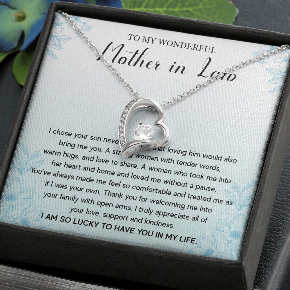 525C Gift To My Mother-in-Law Necklace, To My Mother in Law Necklace from Daughter